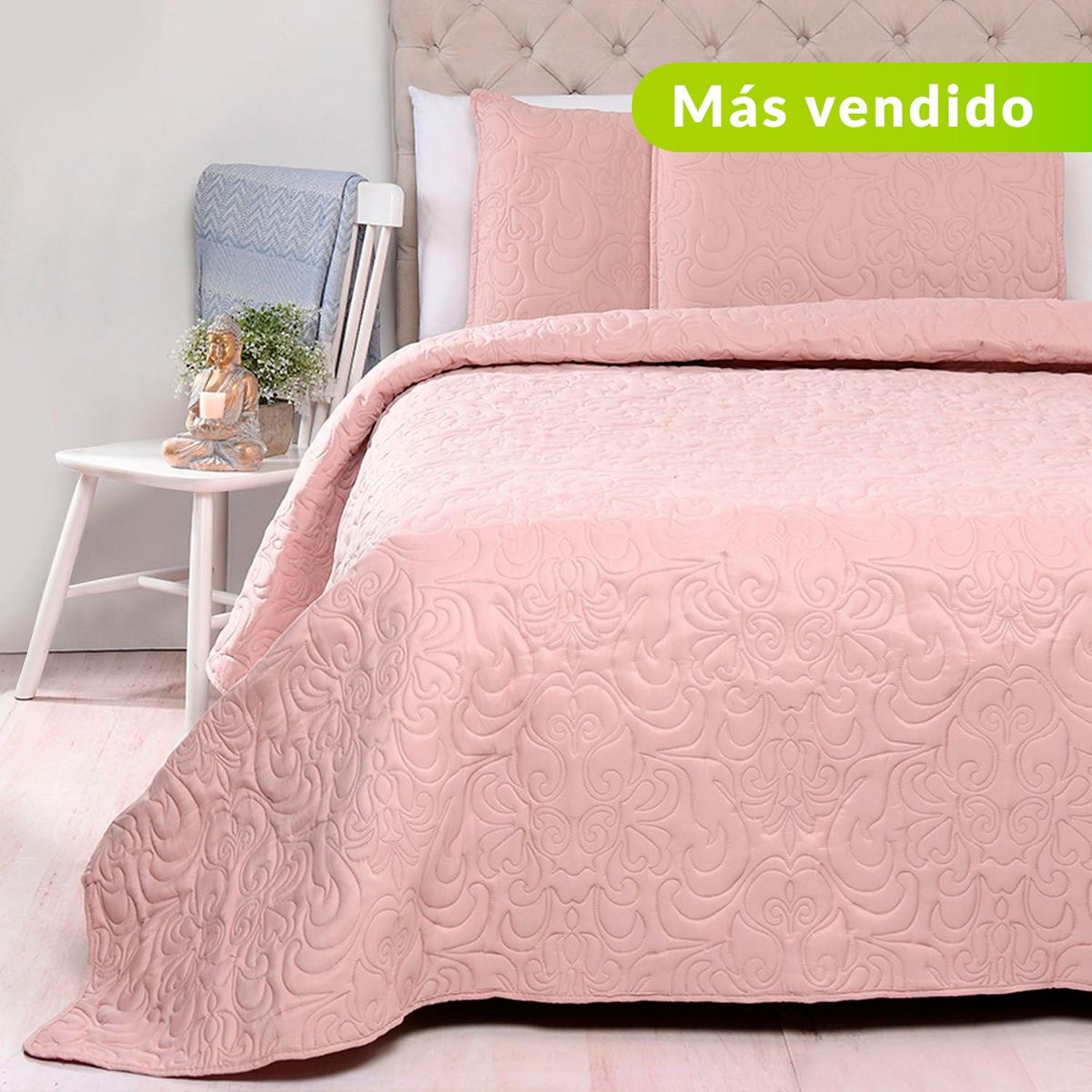 ROBERTA ALLEN - Cubrelecho Liso de Poliéster 75 GSM Paisley Roberta Allen