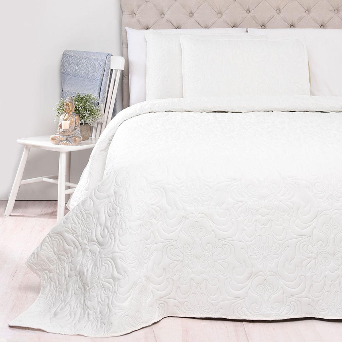 ROBERTA ALLEN - Cubrelecho Liso de Poliéster 75 GSM Paisley Roberta Allen