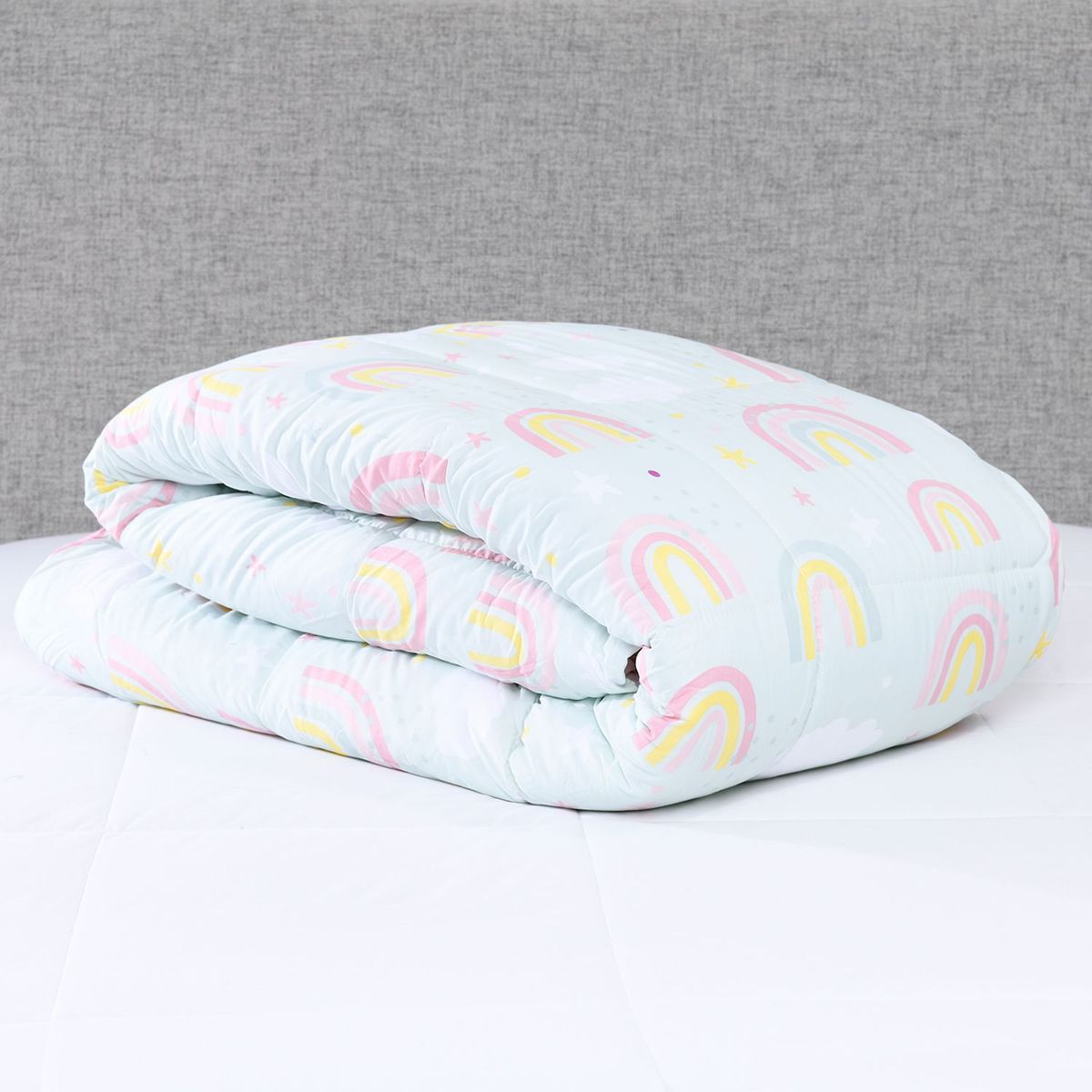 MICA KIDS - Edredón Infantil Poliéster Rainbow