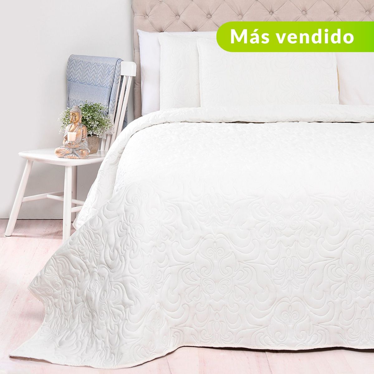 ROBERTA ALLEN - Cubrelecho Liso de Poliéster 75 GSM Paisley Roberta Allen