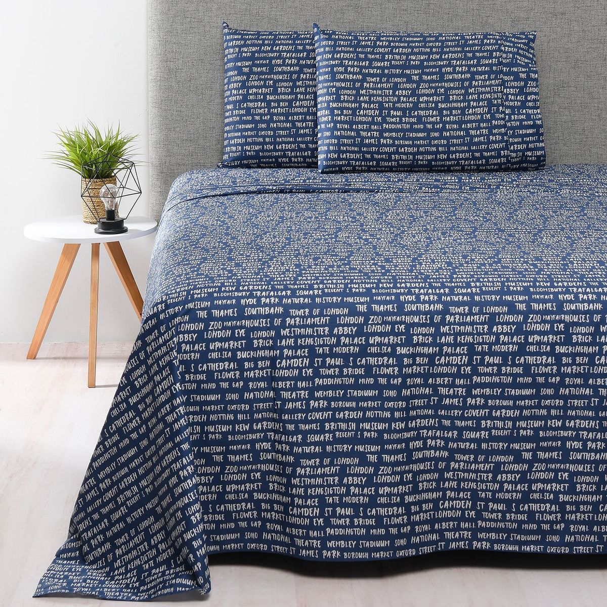 MICA - Juego de Sábanas 180 Hilos Algodón Uk