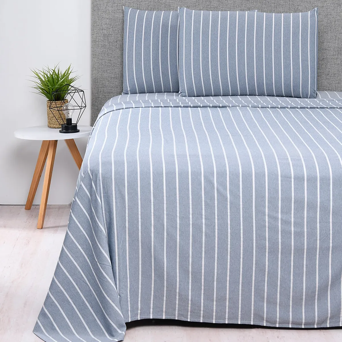 MICA - Juego de Sábanas Lisa de Poliéster 90 GSM Cati Mel Mica