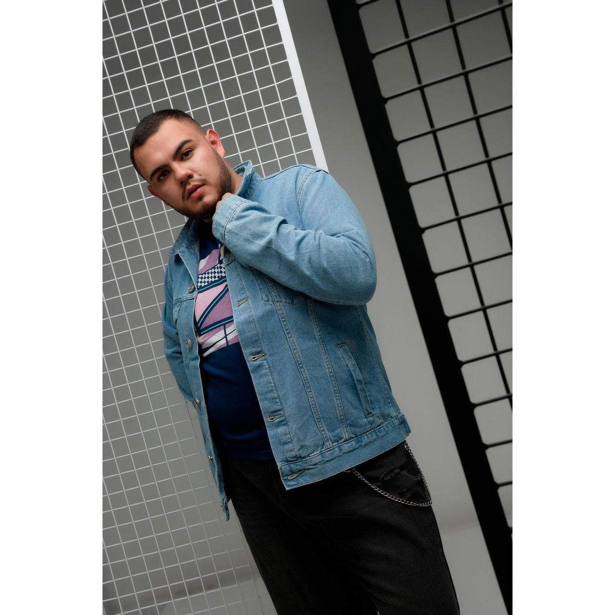 DENIMLAB - Chaqueta de jean Hombre Denimlab