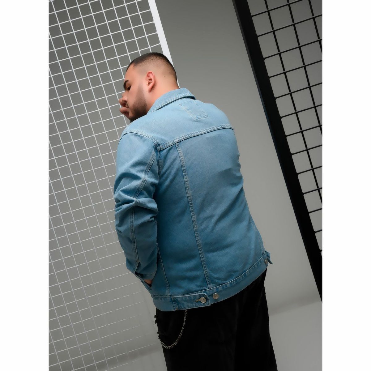 DENIMLAB - Chaqueta de jean Hombre Denimlab