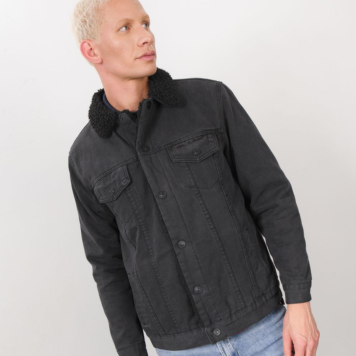 DENIMLAB - Chaqueta de jean Hombre Denimlab