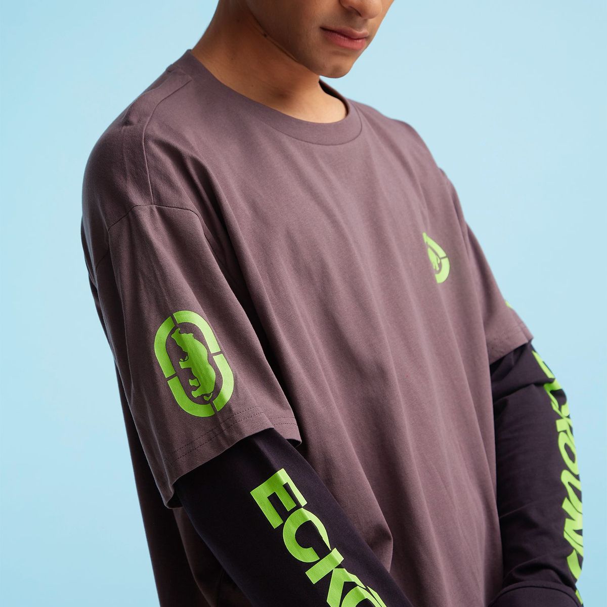 ECKO - Camiseta Hombre Manga larga Ecko