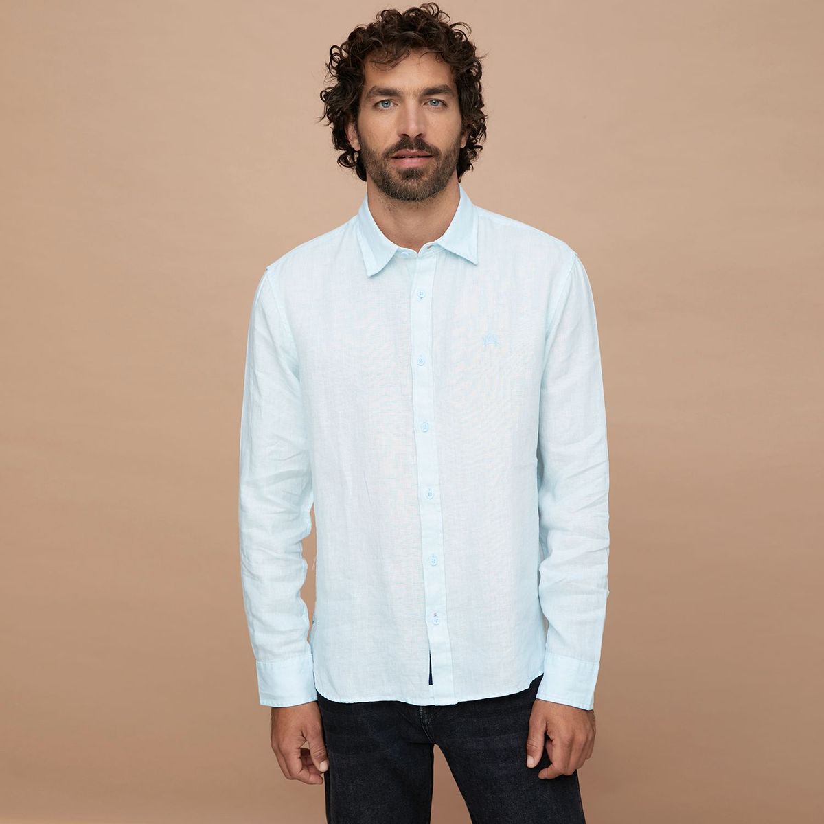 CASCAIS - Camisa casual Lino para Hombre Regular Cascais.
