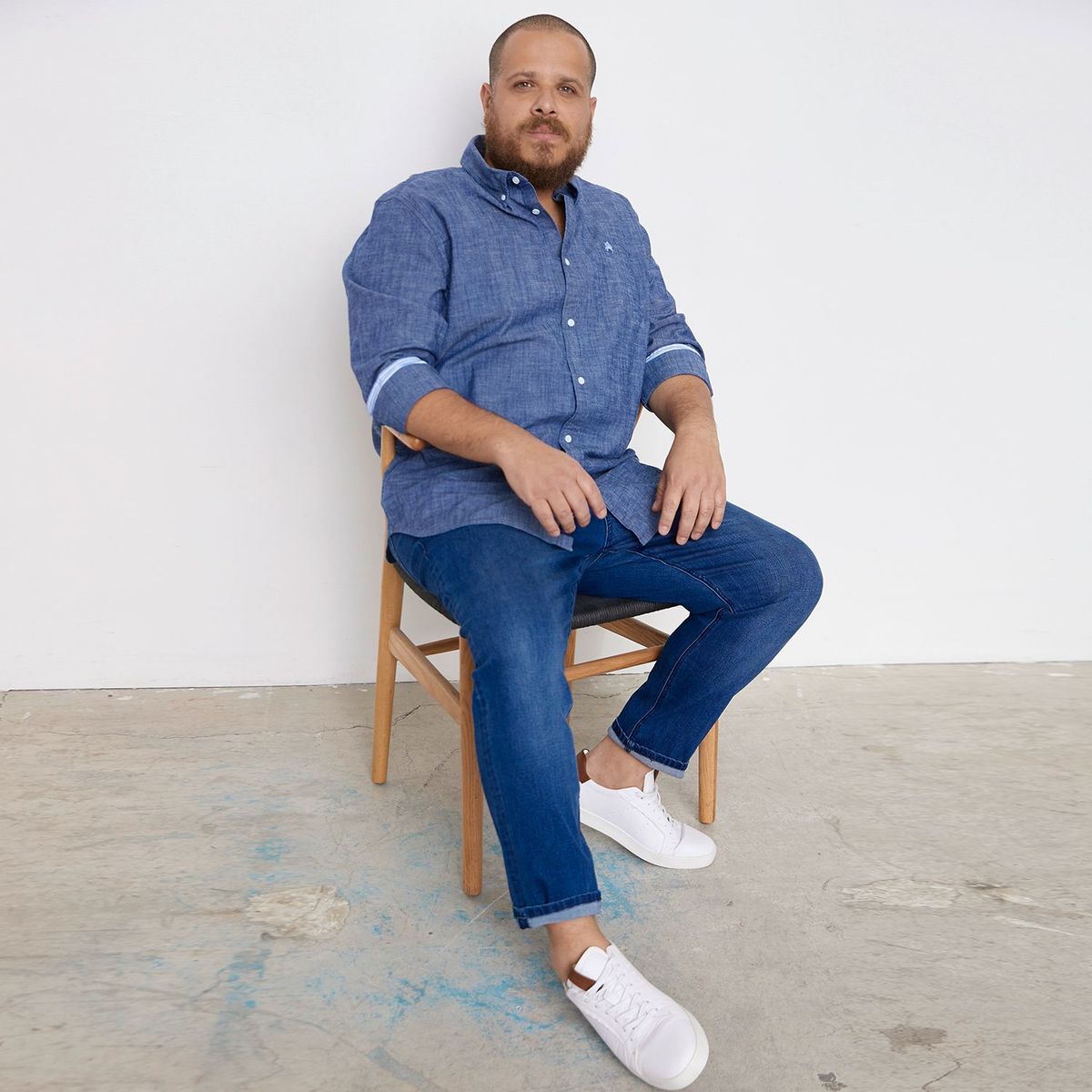 CASCAIS - Camisa de jean para Hombre Slim Cascais.