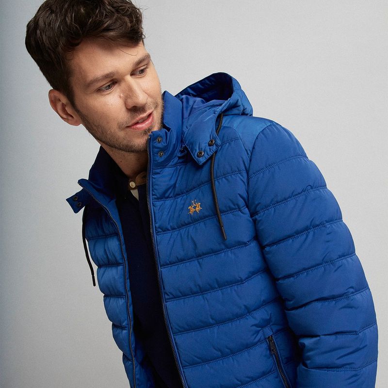 LA MARTINA - Chaqueta acolchada para Hombre con capota removible La Martina