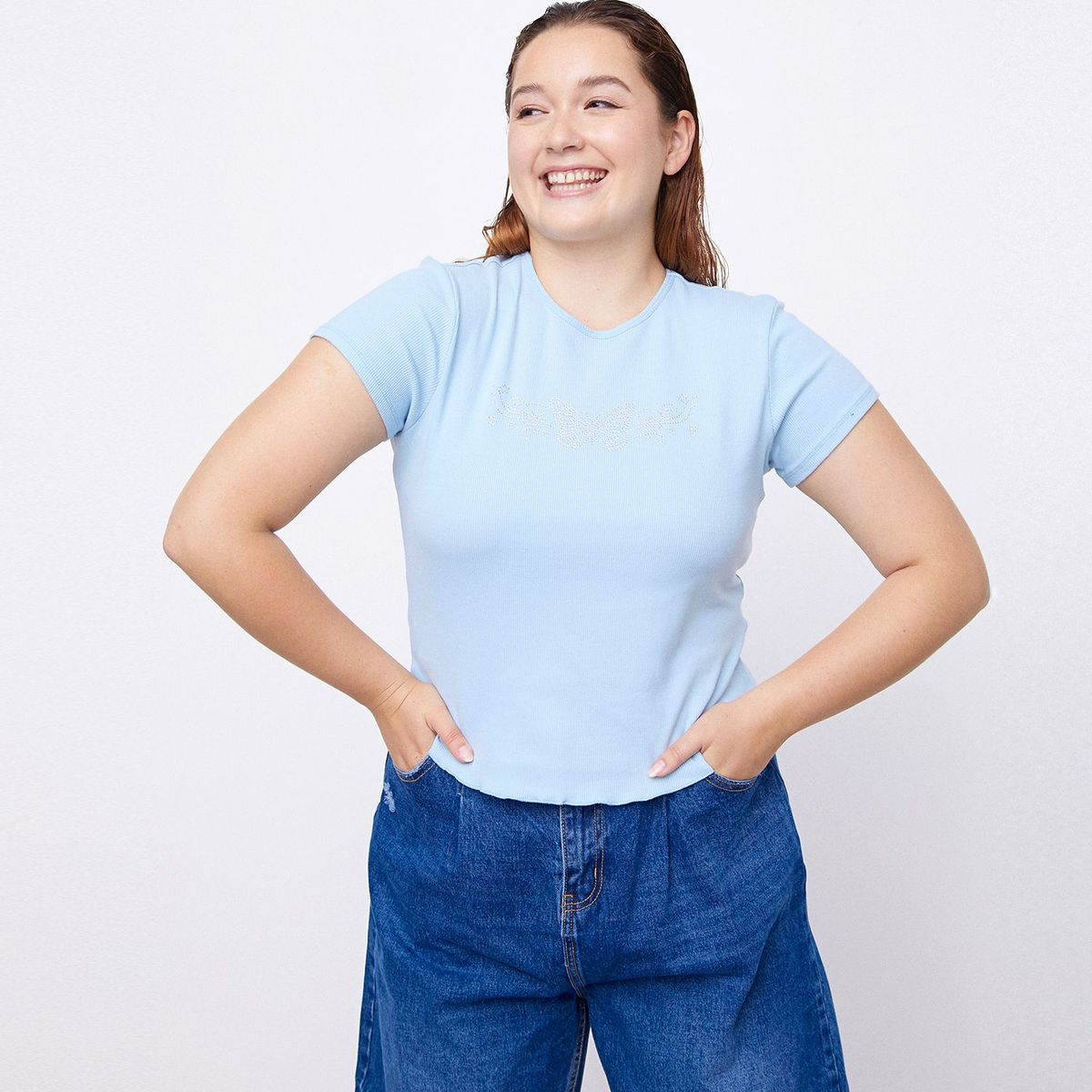 SYBILLA - Camiseta Mujer Manga corta Sybilla