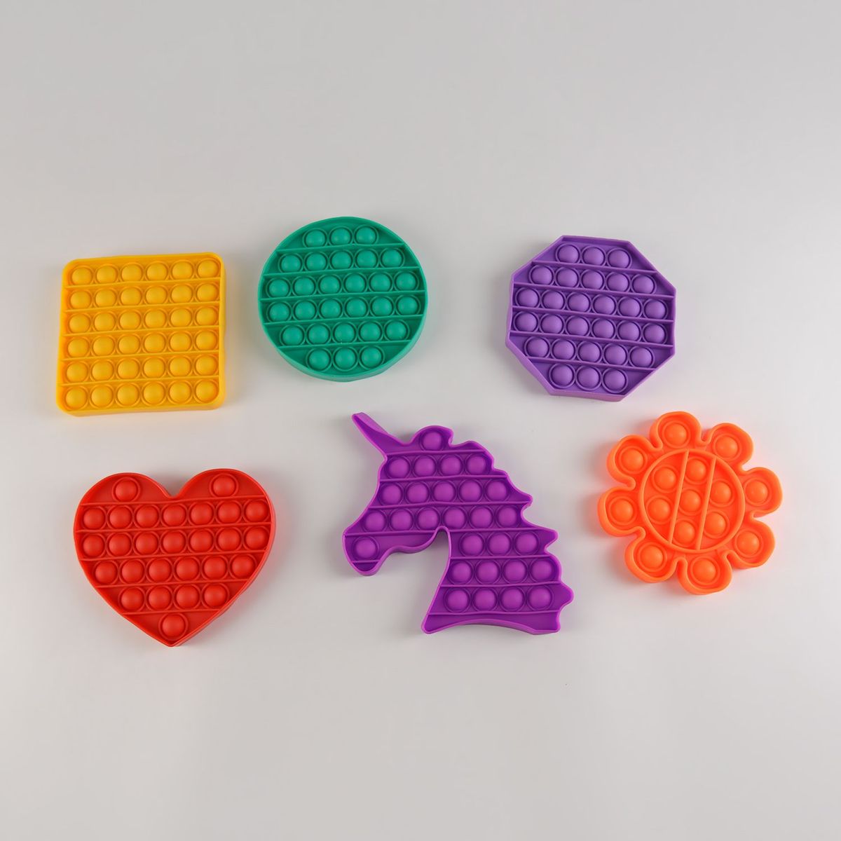  - Desarrollo y aprendizaje Kuzler Fidget Toys Set X6 Pop Bubble