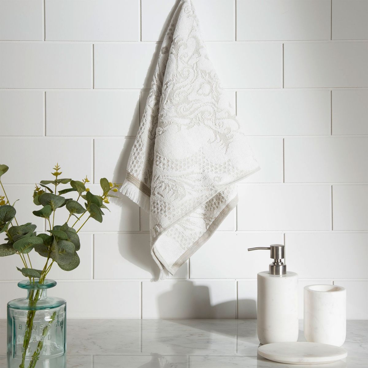 ROBERTA ALLEN - Toalla de mano 500 g Olga Lino 40 x 79 cm