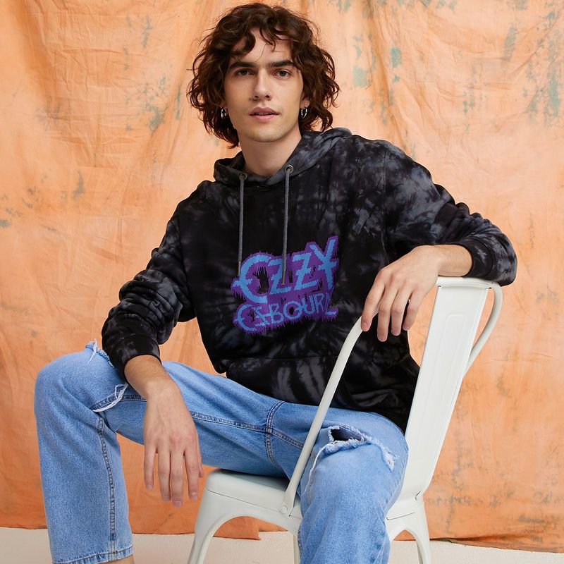 DENIMLAB - Hoodie para Hombre con Estampado de Algodón Denimlab