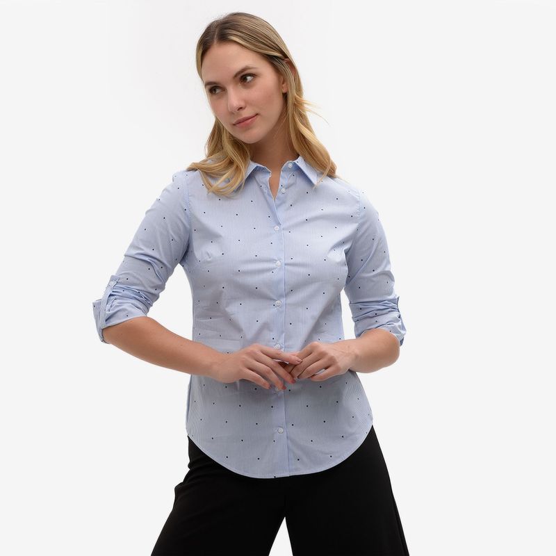 BASEMENT - Blusa Mujer Manga larga Basement
