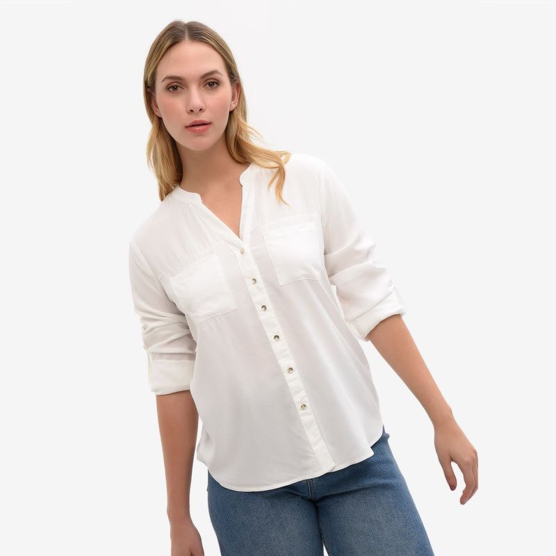 BASEMENT - Camisa para Mujer Manga larga Basement