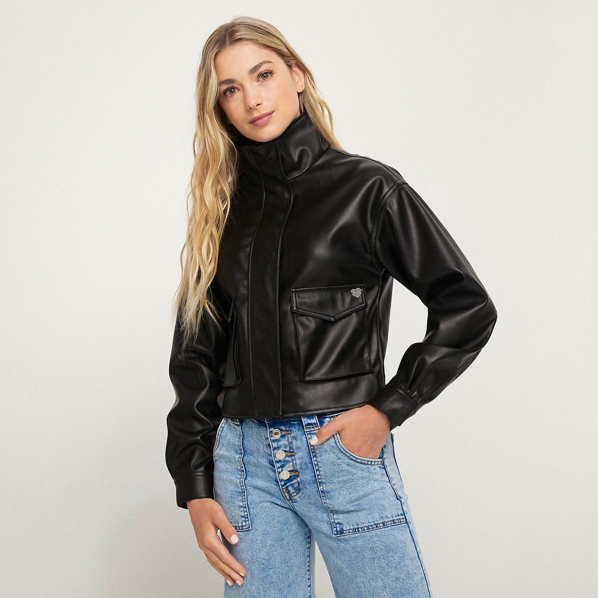 DOO AUSTRALIA - Chaqueta Efecto Cuero Mujer Doo Australia