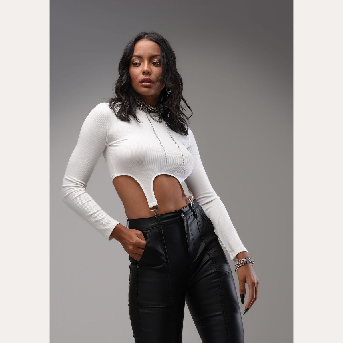 DAHLA - Top Mujer Manga larga Dahla