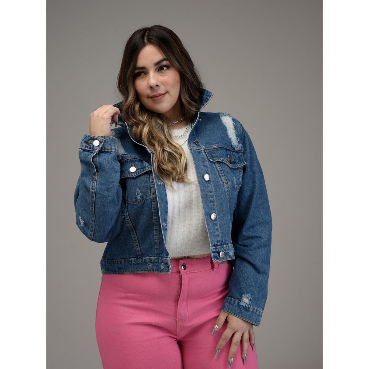 DAHLA - Chaqueta de jean Mujer Dahla