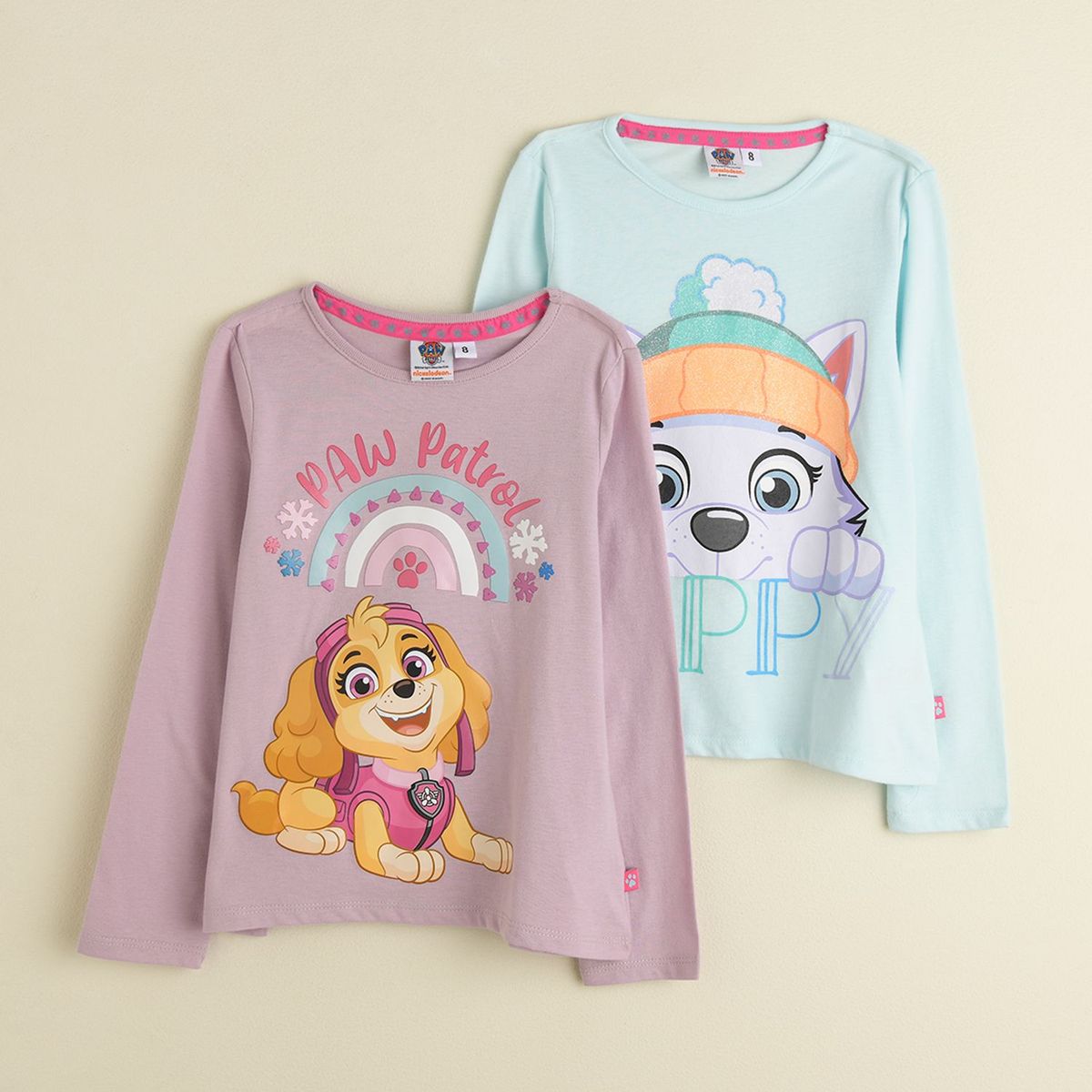 PAW PATROL - Camiseta Niña Pack x 2 Paw Patrol