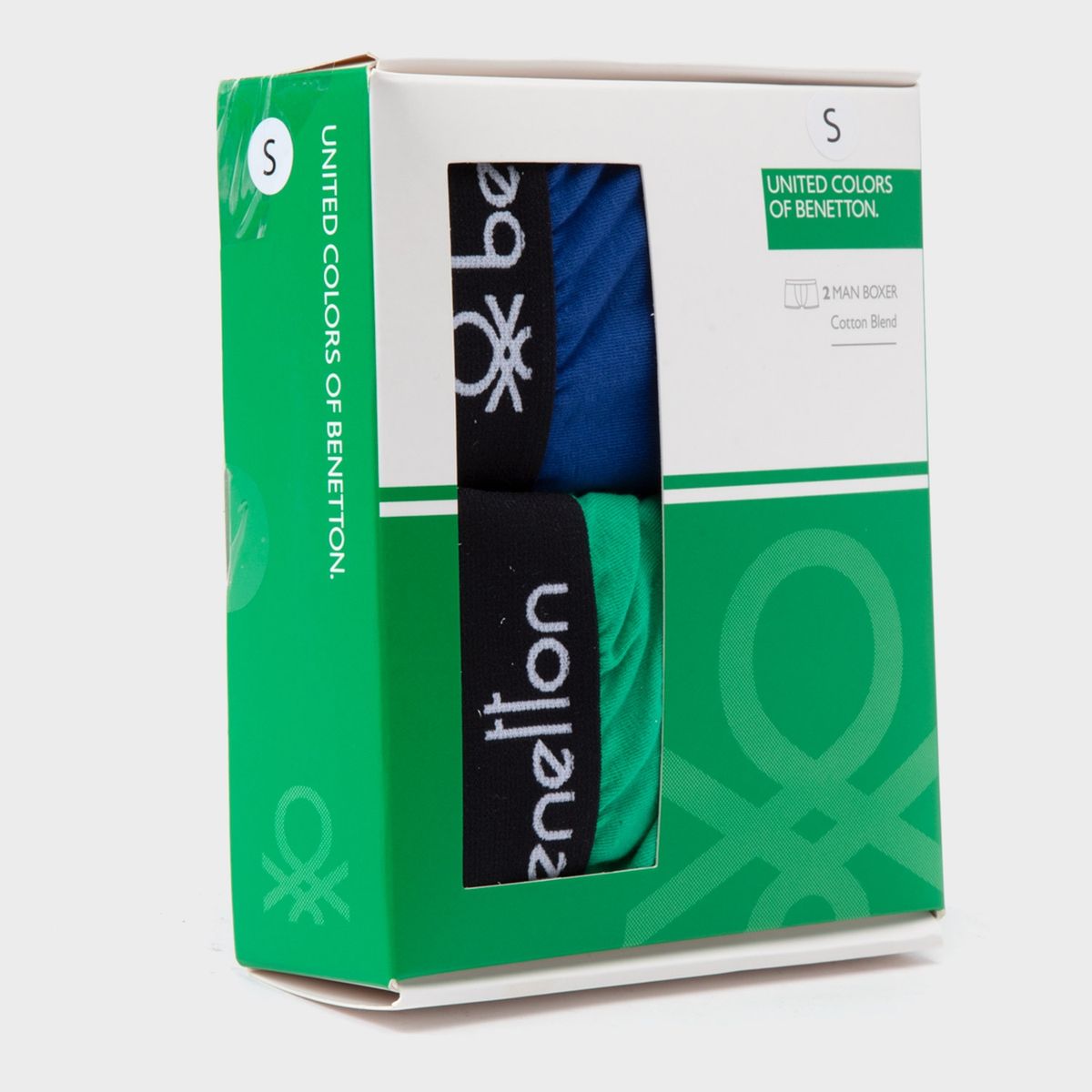 BENETTON - Boxers para Hombre Pack de 2 de Algodón Benetton
