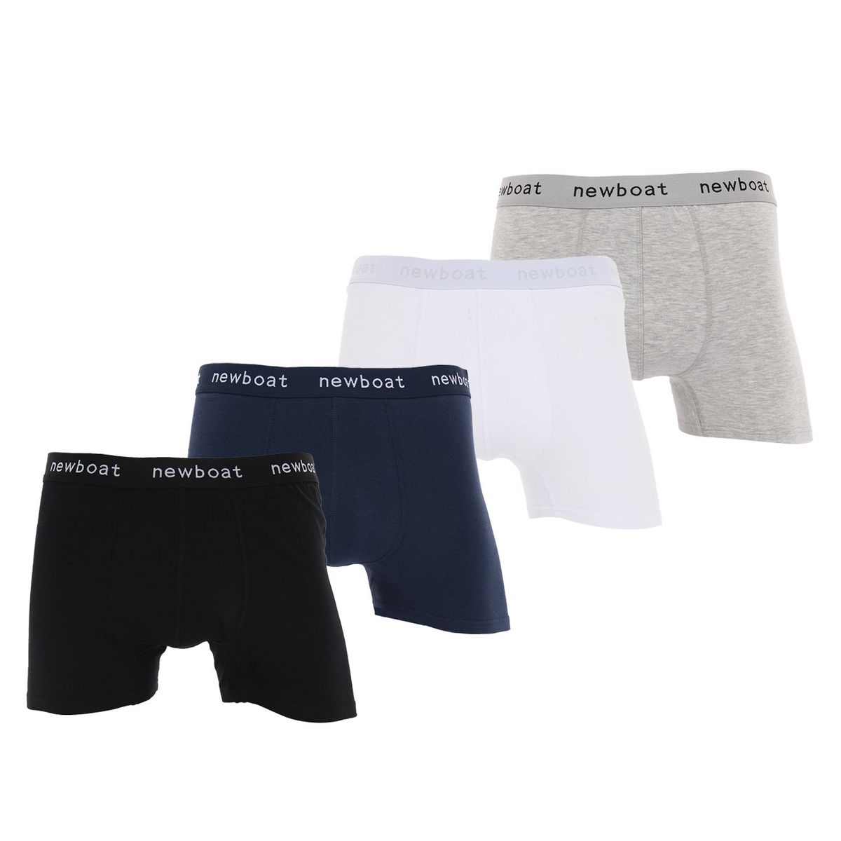 NEWBOAT - Pack calzoncillos largos para Hombre Pack de 4 Newboat