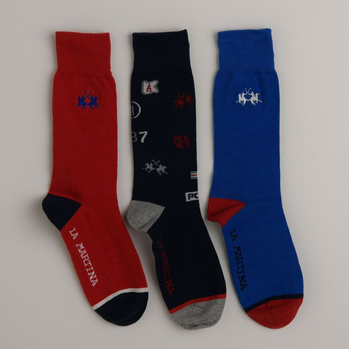 LA MARTINA - Pack de 3 Medias Largas Hombre La Martina