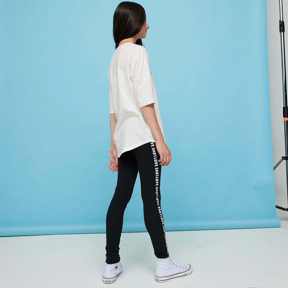 ELV - Conjunto Legging + Camiseta Juvenil Niña ELV