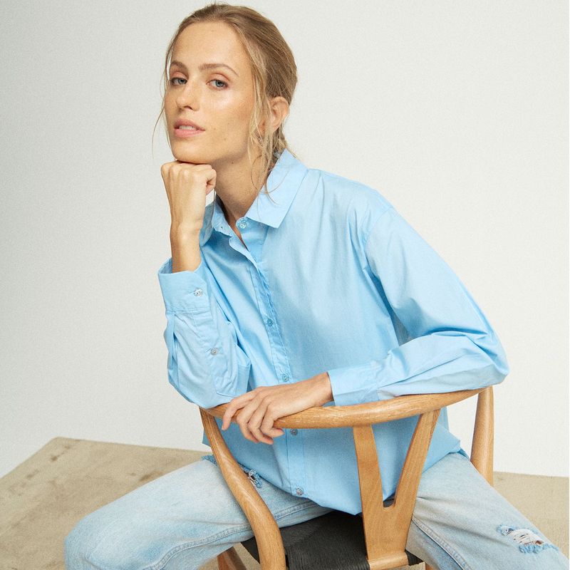 BASEMENT - Blusa Mujer Manga larga Basement