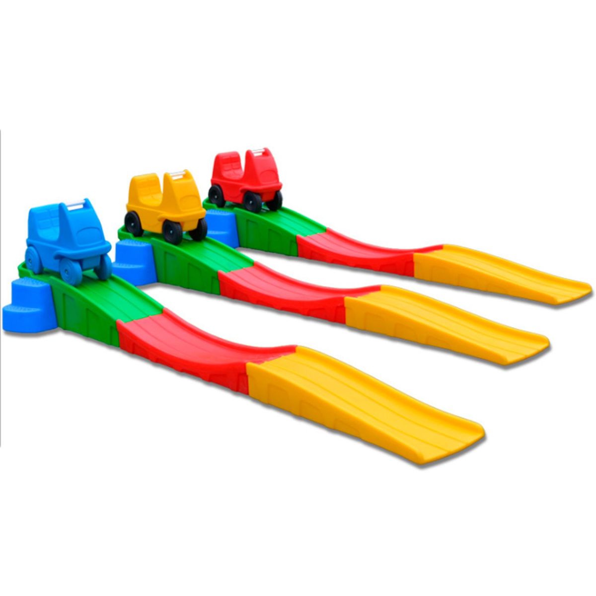 SCOOP - Juego de jardín Mini Montaña Rusa Infantil Azul Scoop