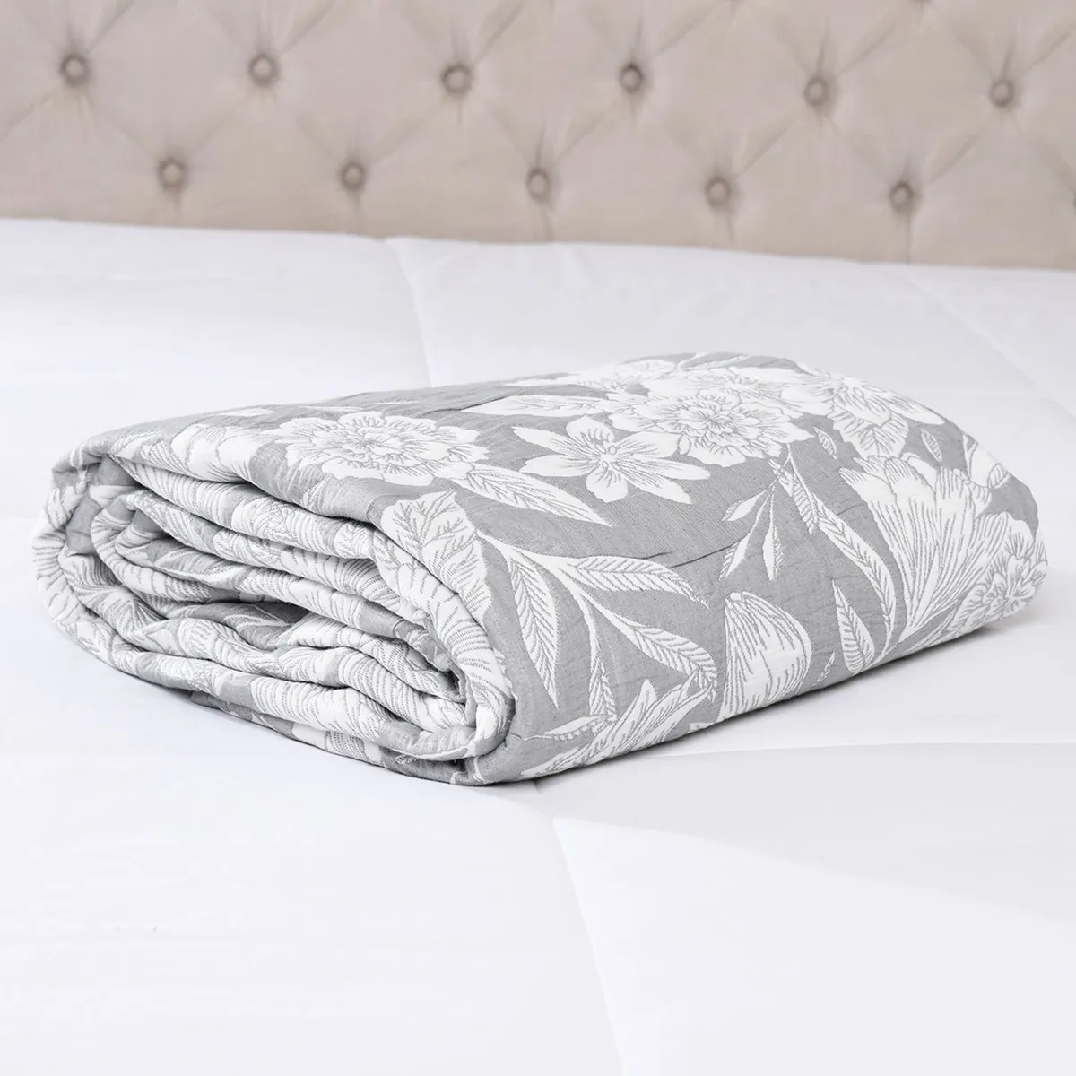 ROBERTA ALLEN - Cubrelecho Estampado de Polialgodón 85 GSM Mercedes Roberta Allen