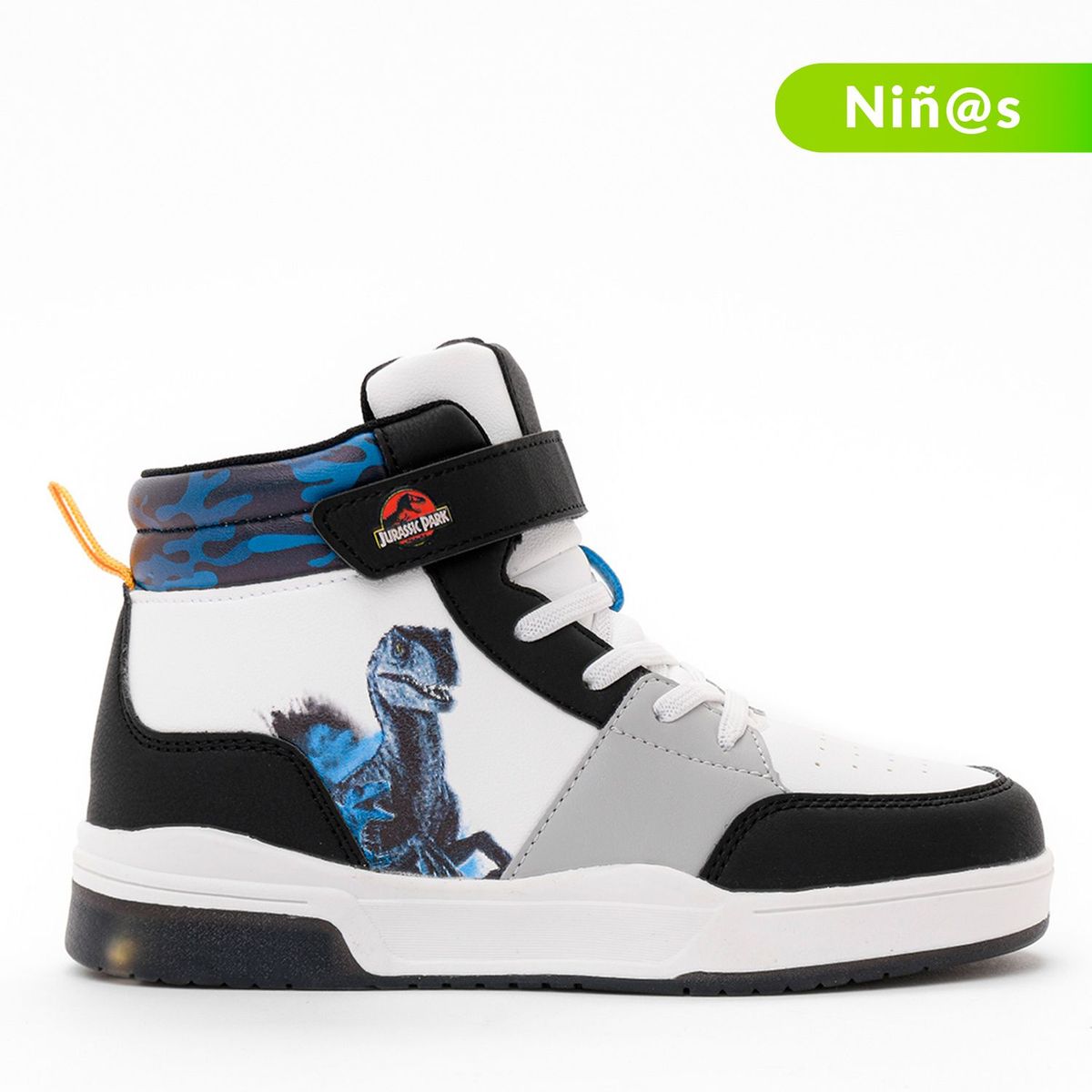 JURASSIC WORLD - Tenis Jurassic World High Niño Velcro