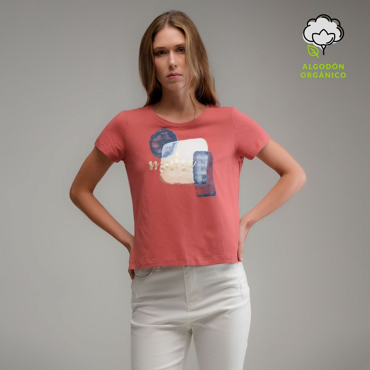 APOLOGY - Camiseta Mujer Manga corta Algodón orgánico Apology