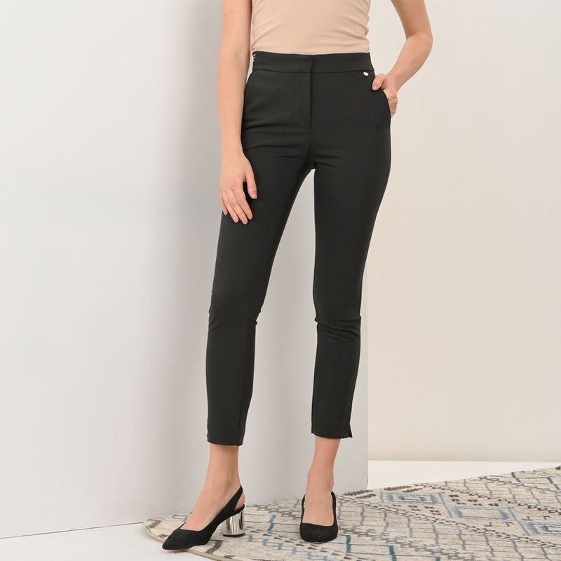 APOLOGY - Pantalón Recto para Mujer Tiro alto Apology