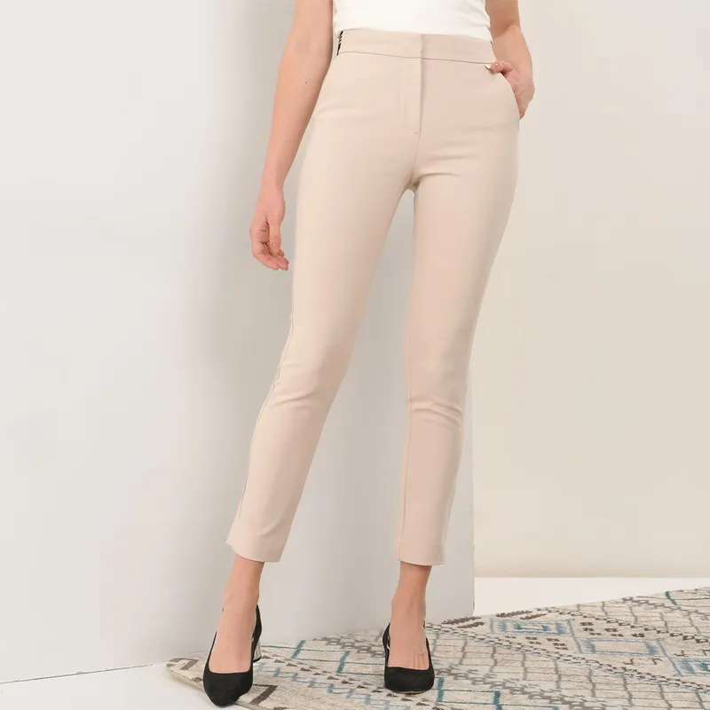 APOLOGY - Pantalón Recto para Mujer Tiro alto Apology