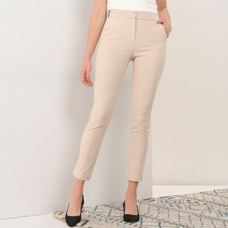 APOLOGY - Pantalón Recto para Mujer Tiro alto Apology