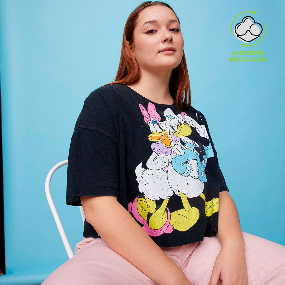 DISNEY - Camiseta Manga corta Algodón orgánico Disney Mujer