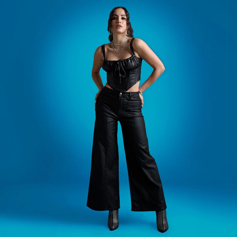 DAHLA - Jean Mujer Wide Leg Tiro Alto Dahla