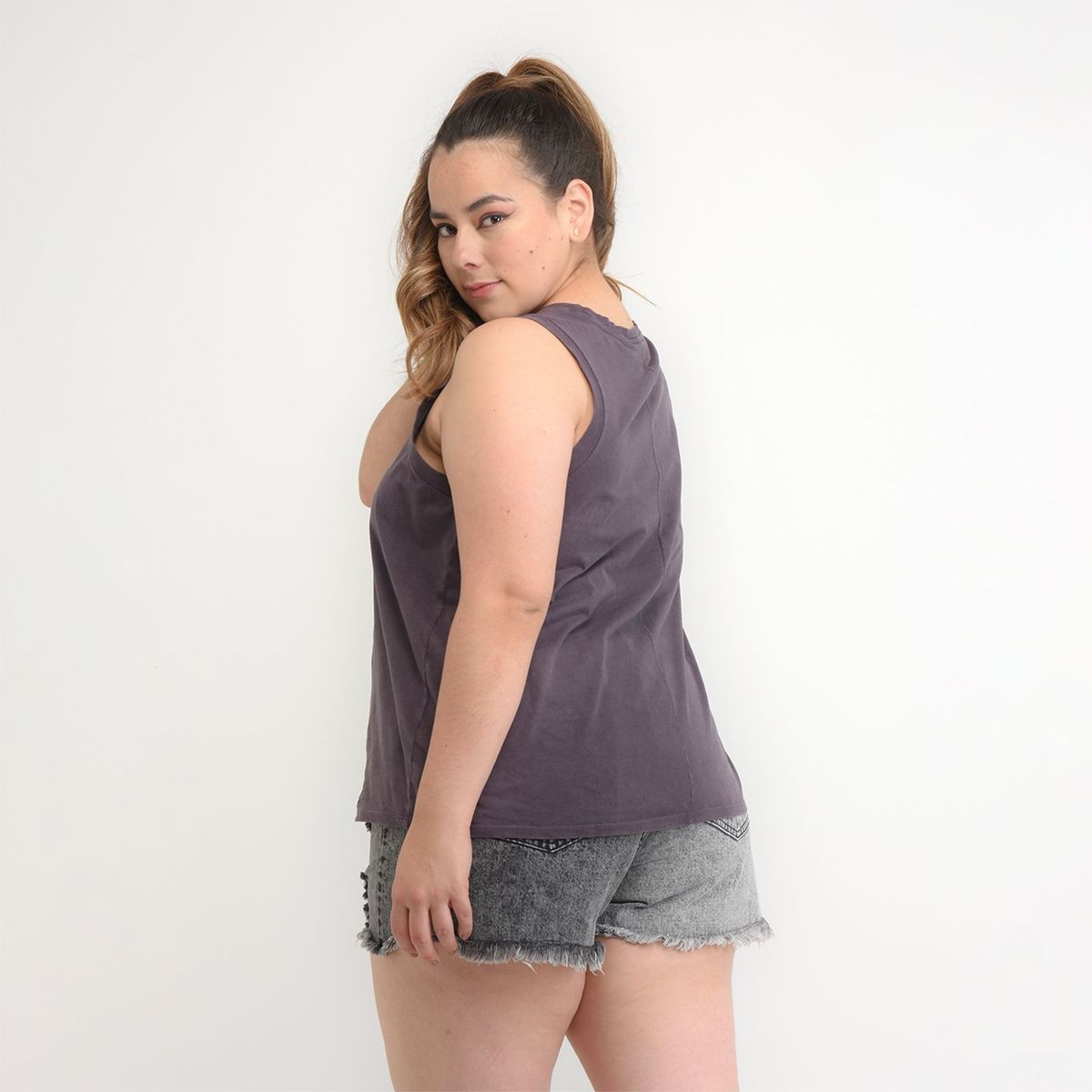 DENIMLAB - Camiseta para Mujer Sin mangas de Algodón Denimlab