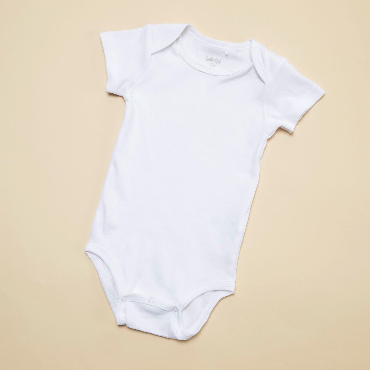 YAMP - Pack x3 Body Blanco Manga Corta para Bebe Unisex Yamp