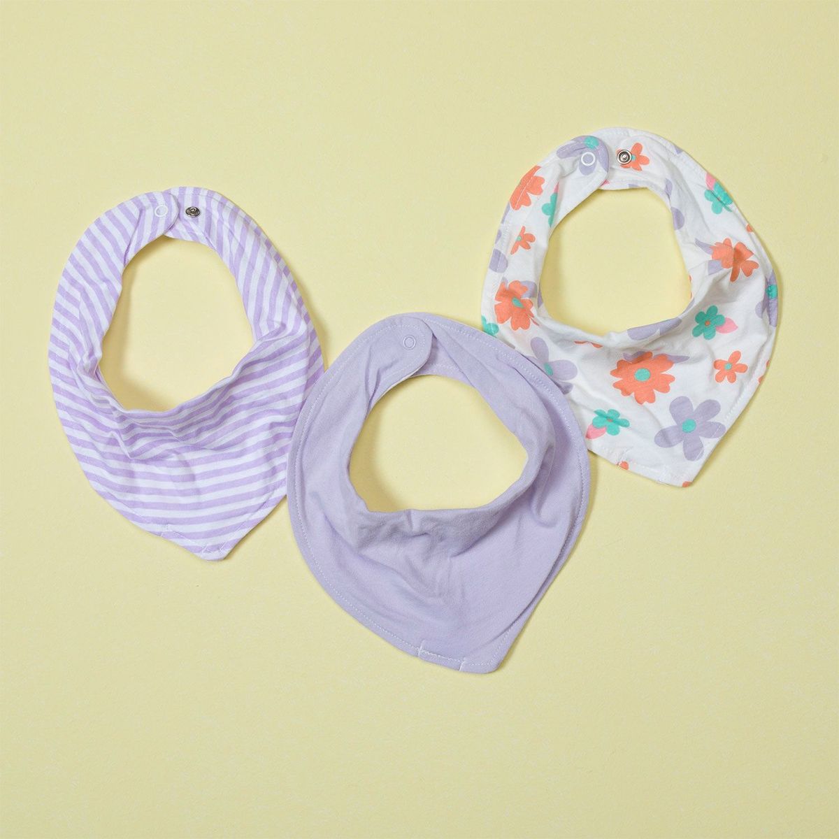 YAMP - Pack de 3 Baberos para Bebé Niña Yamp