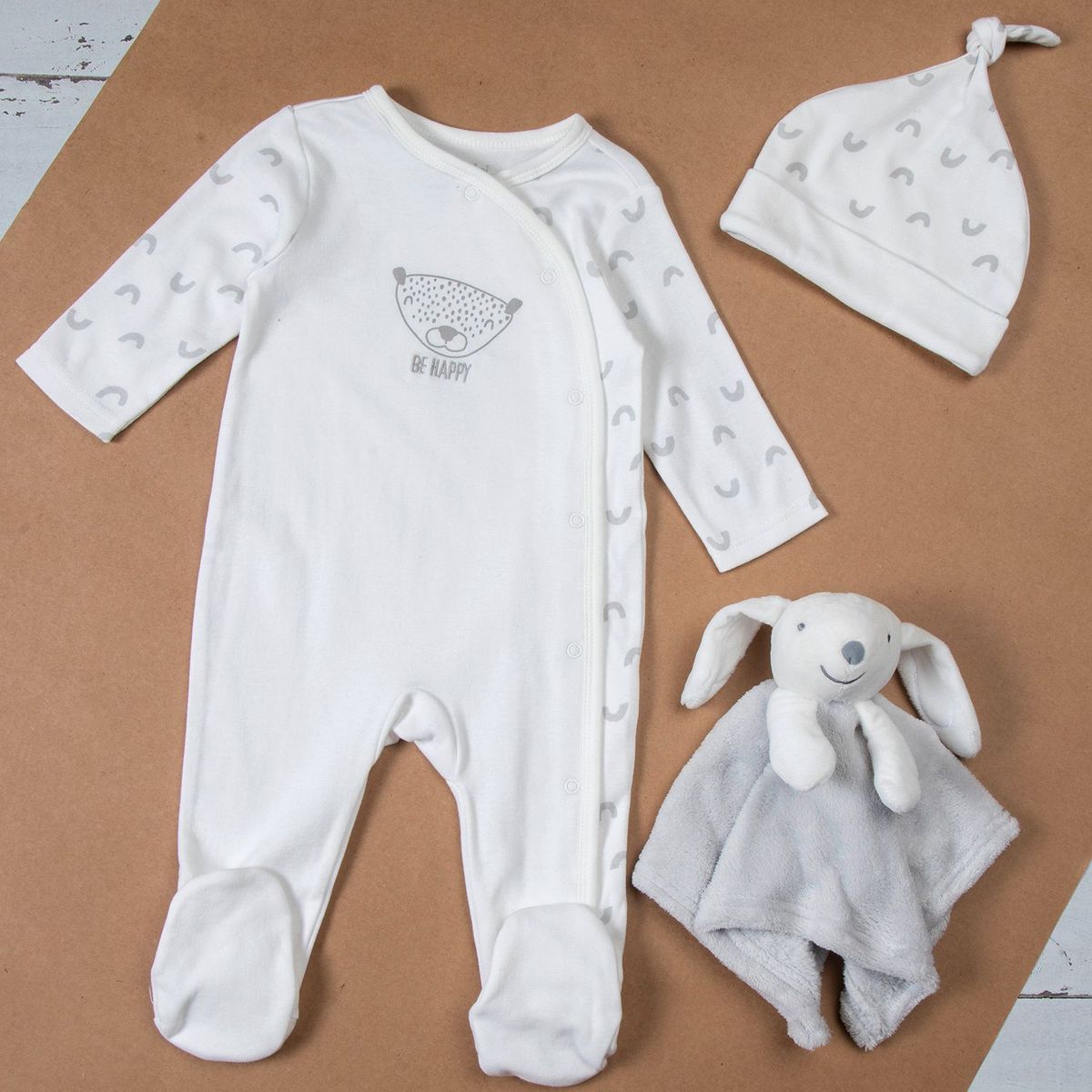 YAMP - Conjunto Regular Unisex 3 piezas Algodón Yamp