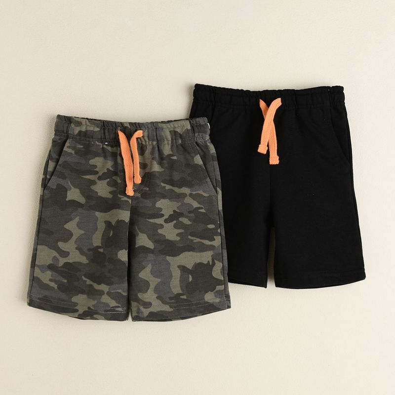 YAMP - Pack de 2 bermudas para Bebé Niño algodón Yamp