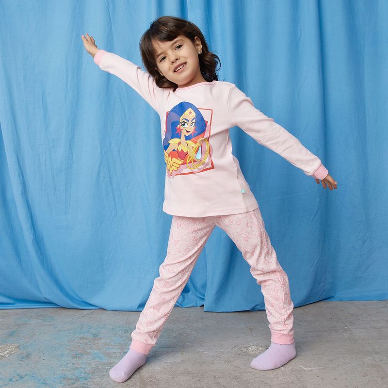 DC COMICS - Pijama Niña Algodón Dc Super Hero Girls