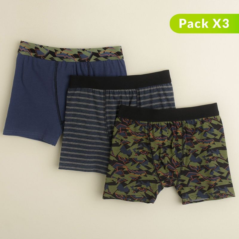 FEDERATION - Pack de 3 Boxers para Niño Federation