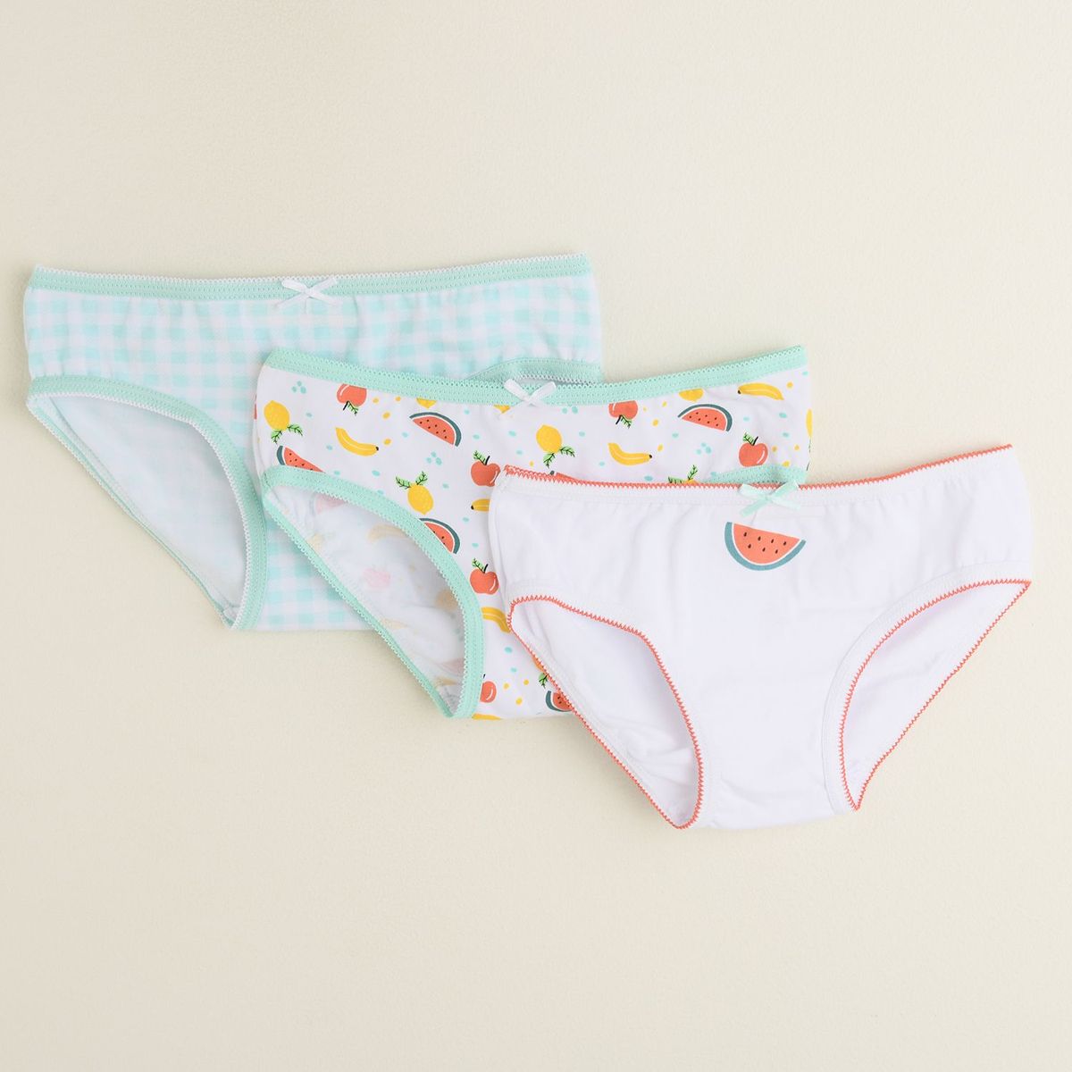 YAMP - Pack de 3 panties para Niña algodón Yamp