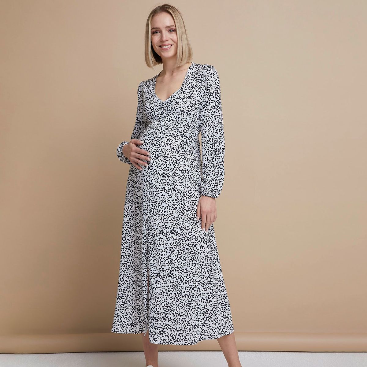 UNIVERSITY CLUB - Vestido Maternidad Largo University Club