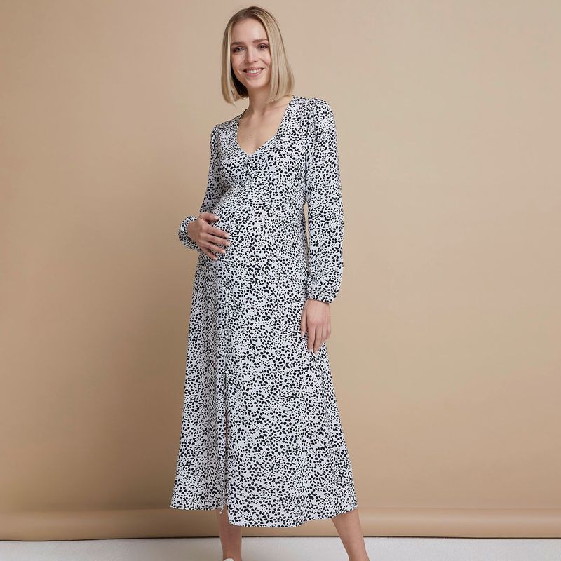 UNIVERSITY CLUB - Vestido Maternidad Largo University Club