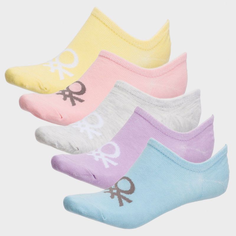 BENETTON - Medias Cortas Mujer Benetton Pack de 5
