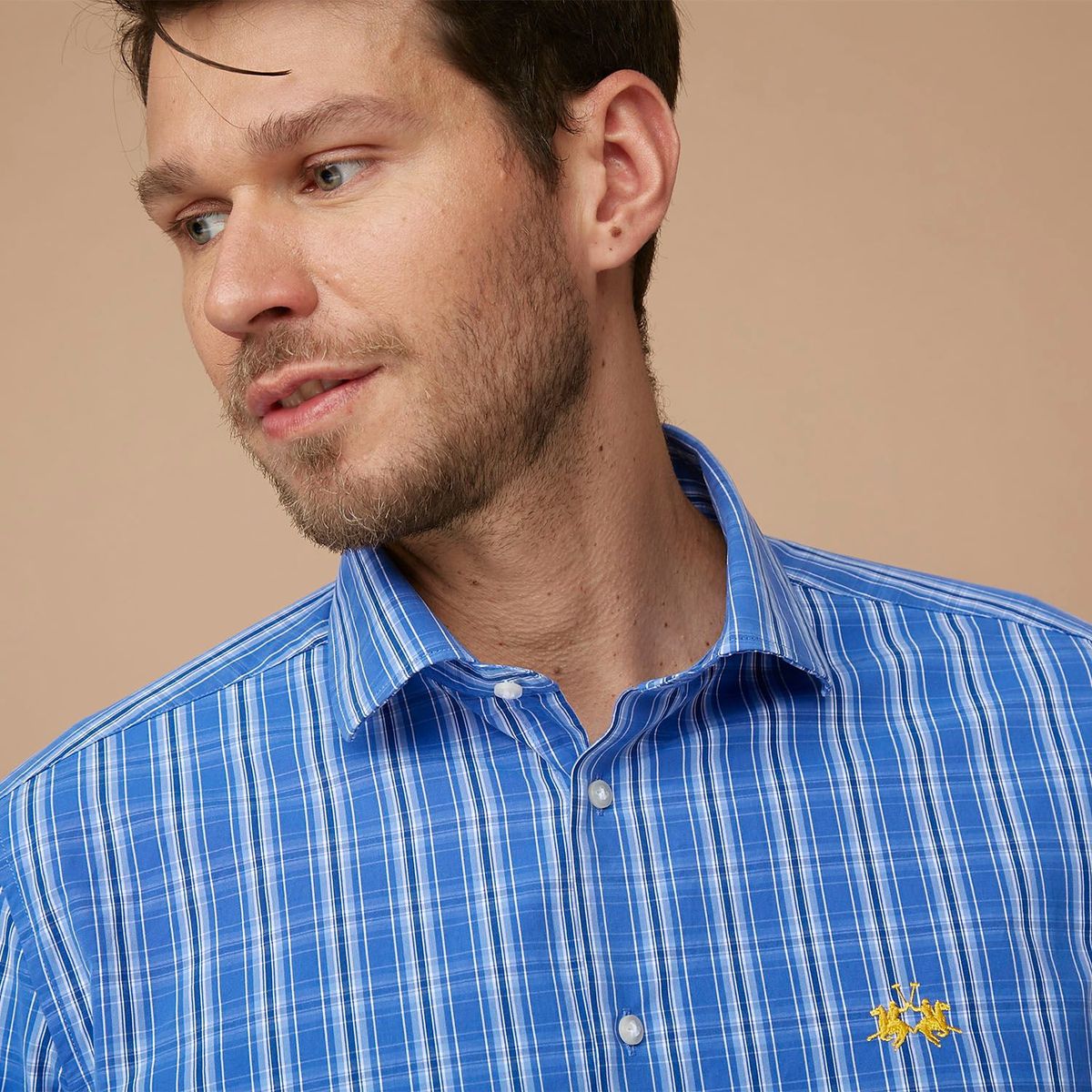 LA MARTINA - Camisa casual para Hombre Slim La Martina