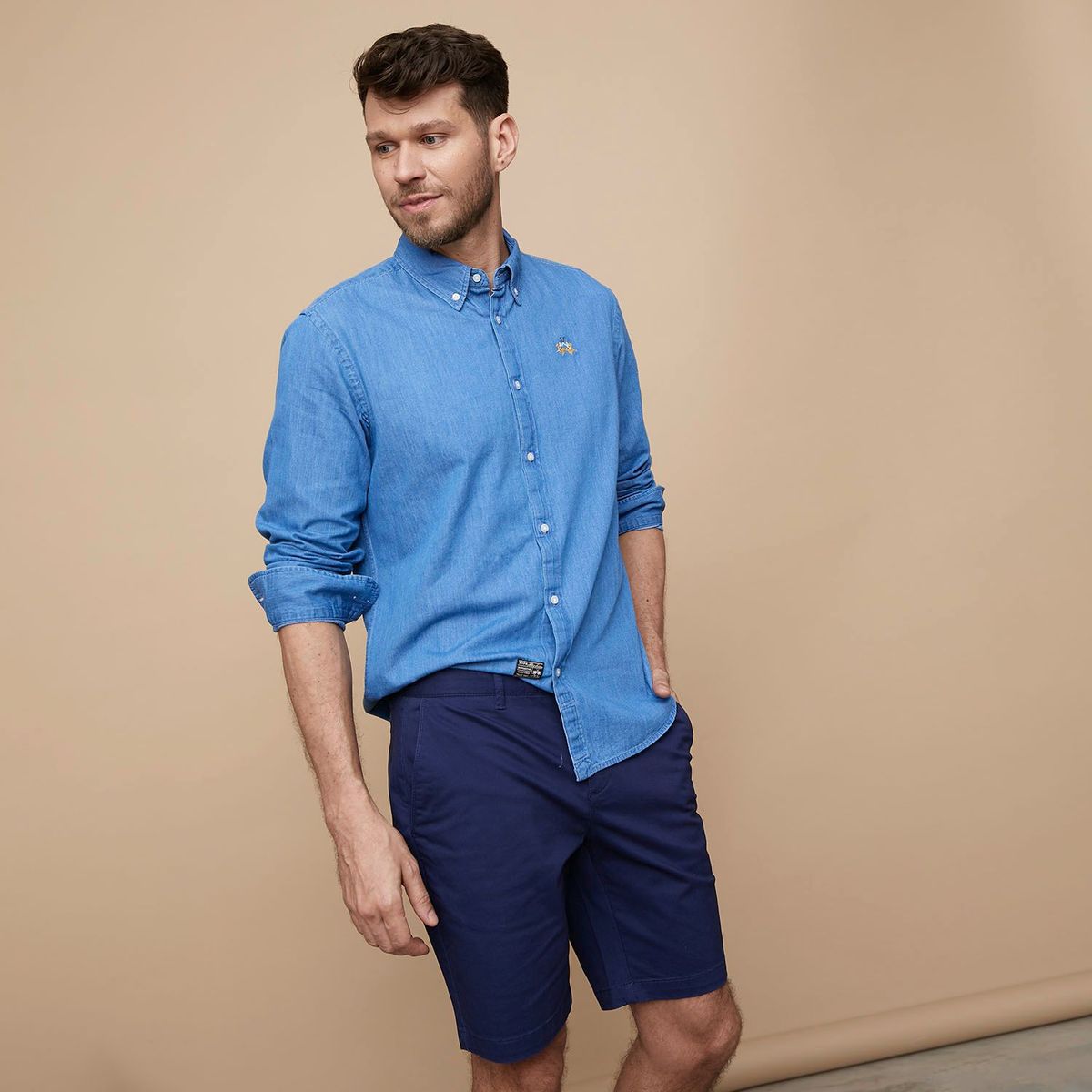 LA MARTINA - Camisa de jean para Hombre Regular La Martina